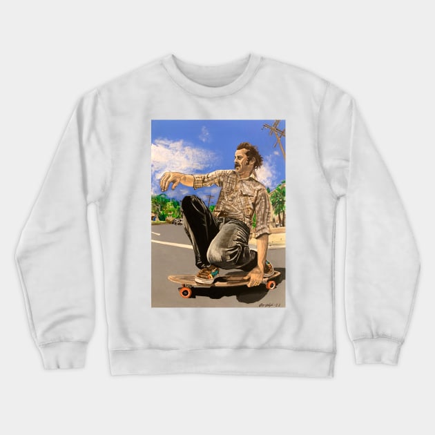 Jason Lee Skateboard Crewneck Sweatshirt by BryanWhipple